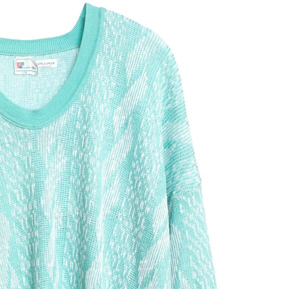 PT (Finland) 70s Vintage, Jacquard, Stockinette, Drop Shoulder - Picture 2 of 6